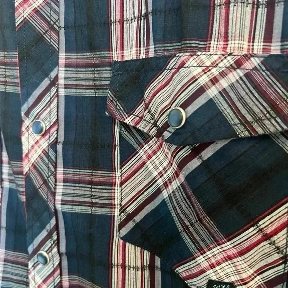 Coastal Pearl Snap Men’s Western Shirt Size Large - Picture 4 of 6